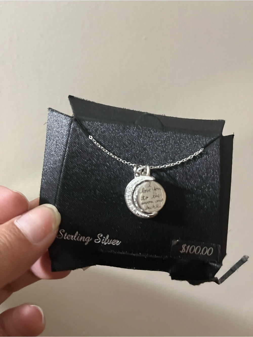 Kohl's Sterling Silver Moon and Disc Pendant Necklace - Silver